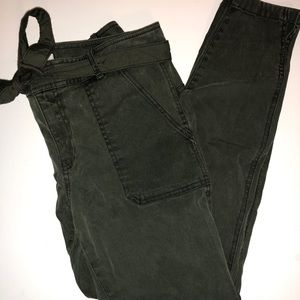 Army Green pants from LOFT
